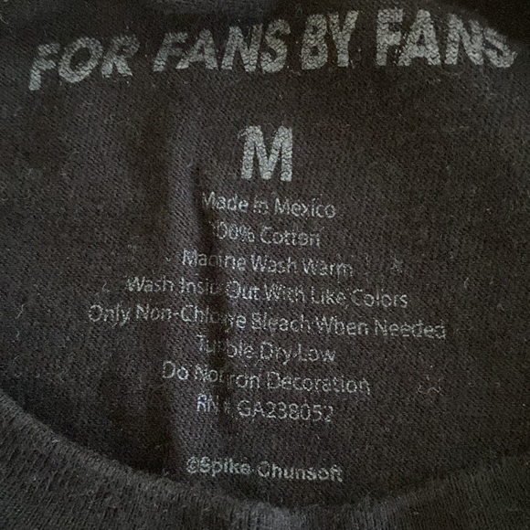 Nagito Komaeda Black T-Shirt, size M - Picture 3 of 3